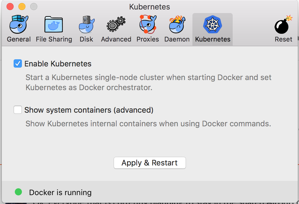 Enabling Kubernetes in Docker image Enabling Kubernetes in Docker image